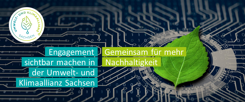 Engagement sichtbar machen in der Umwelt- und Klimaallianz Sachsen. Gemeinsam für mehr Nachhaltigkeit.