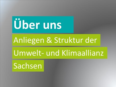 Über uns - Anliegen und Struktur der Umwelt- und Klimaallianz Sachsen